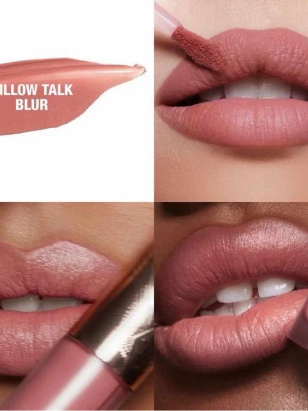 Charlotte Tilbury Air Brush Lip Blur Matte Liquid Lipstick 💄 Color Pillow Talk